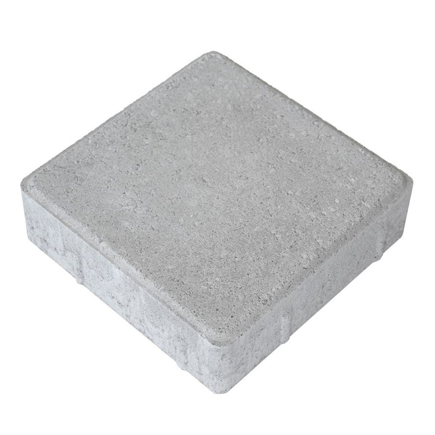Piso de concreto intertravado para pavimentação de áreas externas.